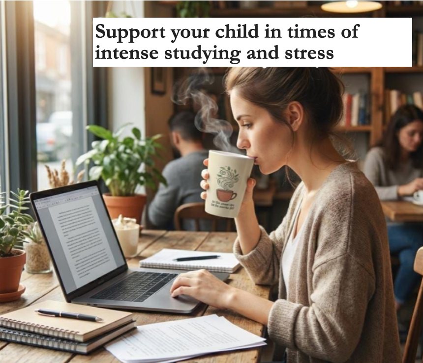 Support your child in times of intense studying and stress